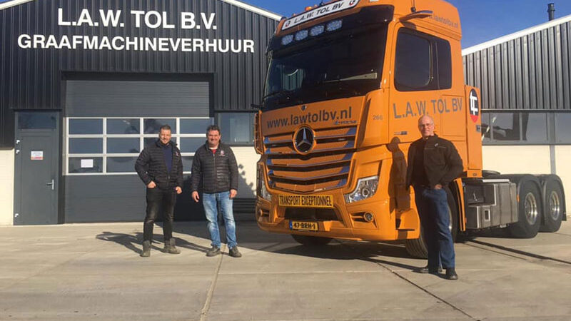 Nieuwe vrachtwagen Tol-BV